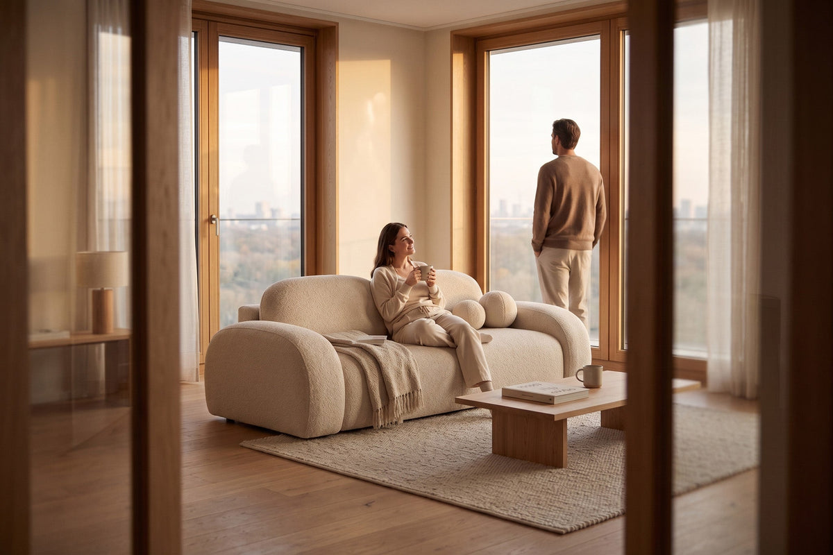 Sofa do salonu - jak wybrać idealną sofę z funkcją spania do nowoczesnego wnętrza?
